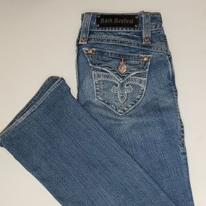 Rock Revival Jeans Size 25 Gwen Bootcut Triangle